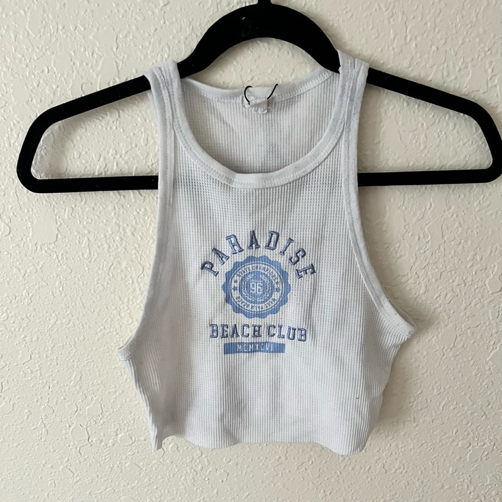 Gently worn, garage tank